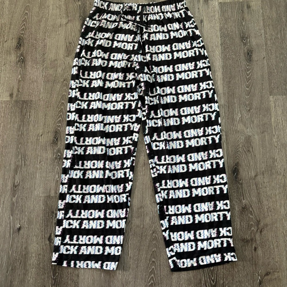 Rick And Morty Men's M Digital Retro All Over Print Lounge Pajama Pants
